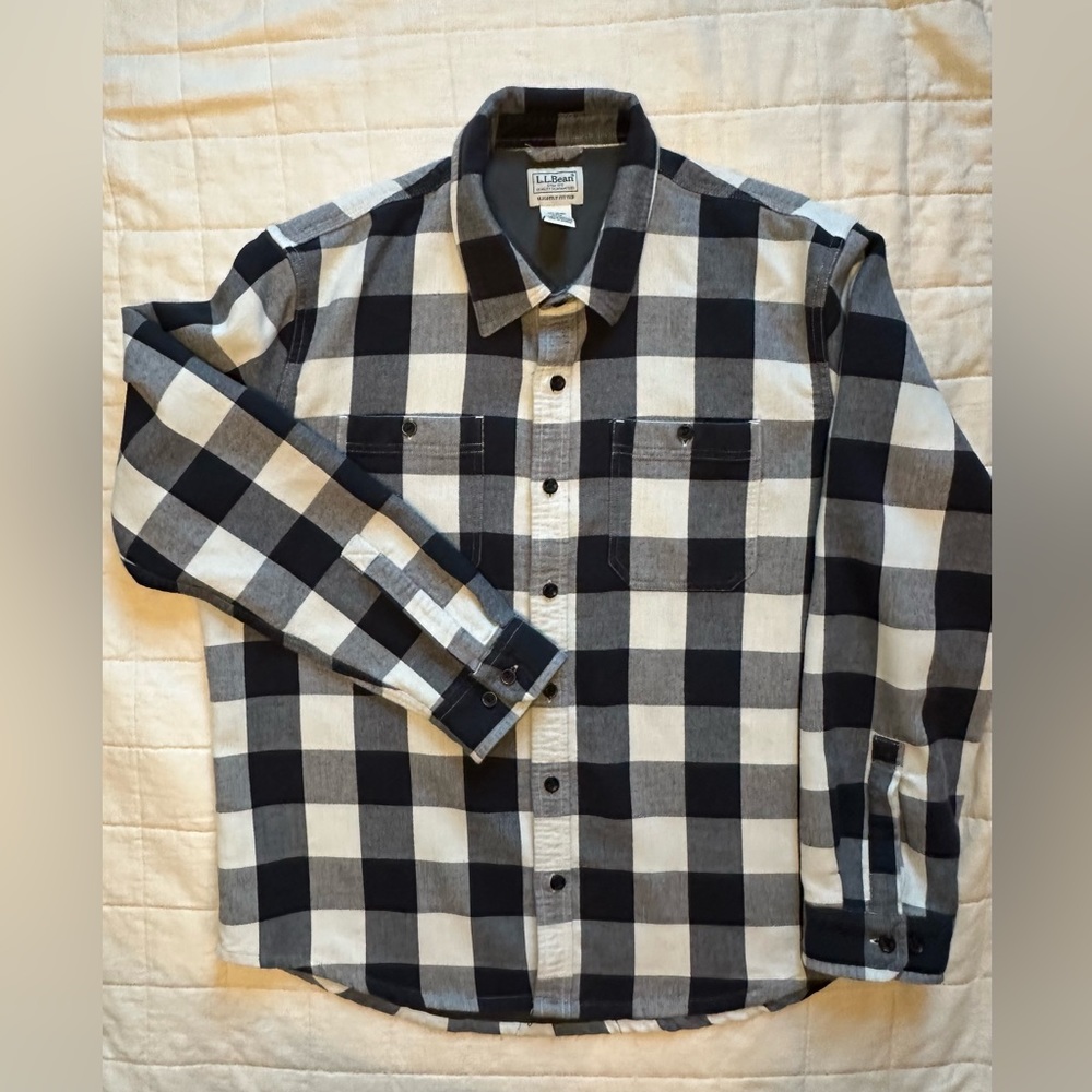 L.L. Bean Wicked Warm Long-sleeve Gray Heather shirt ItemId 511550